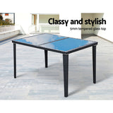 NNEDSZ Outdoor Furniture 7pcs Dining Set
