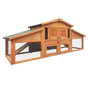 NNEDSZ 2 Storey Wooden Hutch