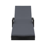 NNEDSZ Outdoor Sun Lounge - Black
