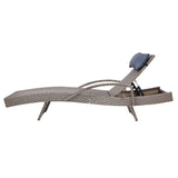 NNEDSZ Outdoor Sun Lounge Furniture Day Bed Wicker Pillow Sofa Set