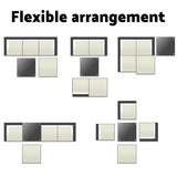 NNEDSZ 5PC Outdoor Furniture Sofa Set Wicker Garden Patio Pool Lounge