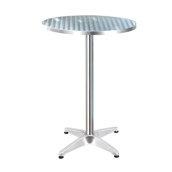 NNEDSZ  Outdoor Bar Table Indoor Furniture Adjustable Aluminium Round 70/110cm