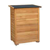 NNEDSZ Portable Wooden Garden Storage Cabinet