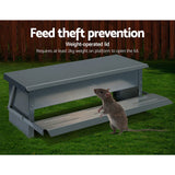 NNEDSZ Auto Chicken Feeder Automatic Chook Poultry Treadle Self Opening Coop
