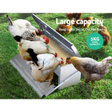 NNEDSZ Auto Chicken Feeder Automatic Chook Poultry Treadle Self Opening Coop