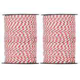 NNEDSZ 1000M Electric Fence Wire Tape Poly Stainless Steel Temporary Fencing Kit