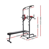 NNEDSZ 9-IN-1 Power Tower Weight Bench Multi-Function Station