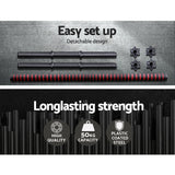 NNEDSZ 160cm Barbell Dumbbell Bar Set Weight Pair Home Gym Exercise Fitness