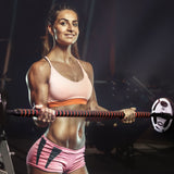 NNEDSZ 160cm Barbell Dumbbell Bar Set Weight Pair Home Gym Exercise Fitness