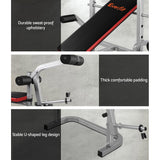 NNEDSZ 7-In-1 Weight Bench Multi-Function Power Station Fitness Gym Equipment