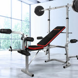 NNEDSZ 7-In-1 Weight Bench Multi-Function Power Station Fitness Gym Equipment
