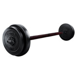 NNEDSZ 32.5KG Barbell Set Weight Plates Bar Fitness Exercise Home Gym