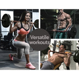 NNEDSZ 32.5KG Barbell Set Weight Plates Bar Fitness Exercise Home Gym