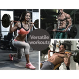 NNEDSZ 42.5KG Barbell Set Weight Plates Bar Fitness Exercise Home Gym