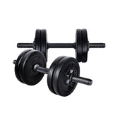 NNEDSZ 12KG Dumbbell Set Dumbbells Weight Plates Home Gym Fitness Exercise
