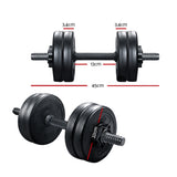 NNEDSZ 22KG Dumbbells Dumbbell Set Weight Plates Home Gym Exercise