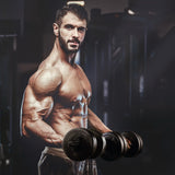 NNEDSZ 22KG Dumbbells Dumbbell Set Weight Plates Home Gym Exercise