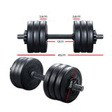 NNEDSZ 32KG Dumbbells Dumbbell Set Weight Plates Home Gym Exercise