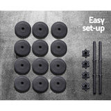 NNEDSZ 32KG Dumbbells Dumbbell Set Weight Plates Home Gym Exercise