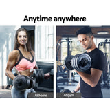 NNEDSZ 32KG Dumbbells Dumbbell Set Weight Plates Home Gym Exercise