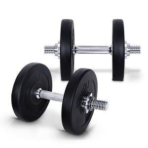 NNEDSZ 15KG Dumbbells Dumbbell Set Weight Plates Home Gym Fitness Exercise