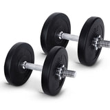 NNEDSZ 15KG Dumbbells Dumbbell Set Weight Plates Home Gym Fitness Exercise