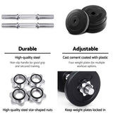 NNEDSZ 15KG Dumbbells Dumbbell Set Weight Plates Home Gym Fitness Exercise