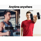 NNEDSZ 15KG Dumbbells Dumbbell Set Weight Plates Home Gym Fitness Exercise