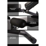 NNEDSZ Adjustable FID Weight Bench Flat Incline Fitness Gym Equipment