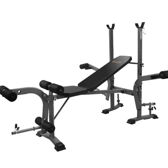 NNEDSZ Multi Station Weight Bench Press Fitness Weights Equipment Incline Black