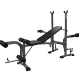 NNEDSZ Multi Station Weight Bench Press Fitness Weights Equipment Incline Black