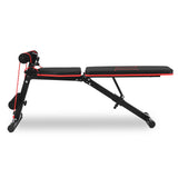NNEDSZ Adjustable FID Weight Bench Fitness Flat Incline Gym Home Steel Frame