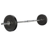 NNEDSZ 18KG Barbell Weight Set Plates Bar Bench Press Fitness Exercise Home Gym 168cm
