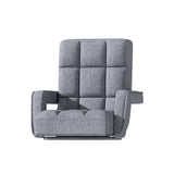 NNEDSZ Floor Sofa Bed Lounge Chair Recliner Chaise Chair Swivel Grey