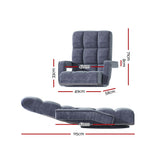 NNEDSZ Floor Sofa Bed Lounge Chair Recliner Chaise Chair Swivel Charcoal