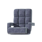NNEDSZ Floor Sofa Bed Lounge Chair Recliner Chaise Chair Swivel Charcoal