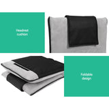 NNEDSZ Floor Lounge Sofa Bed Couch Recliner Chair Folding Chair Cushion Grey