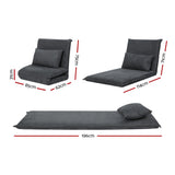 NNEDSZ Floor Sofa Bed Lounge Couch Recliner Chair Folding Foam Camping Bed