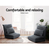 NNEDSZ Floor Sofa Bed Lounge Couch Recliner Chair Folding Foam Camping Bed