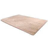 NNEDSZ 140x200cm Floor Rugs Large Ultra Soft Shaggy Rug Carpet Mat Area Beige