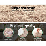 NNEDSZ 140x200cm Floor Rugs Large Ultra Soft Shaggy Rug Carpet Mat Area Beige