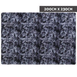 NNEDSZ  Floor Rugs Large Shaggy Carpet Rug 200x230cm Soft Area Bedroom