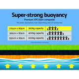 NNEDSZ Floating Mat Water Slide Park Stand Up Paddle Pool Sea 270cm