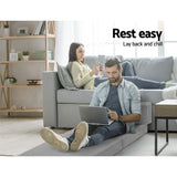 NNEDSZ Bedding Folding Foam Mattress Portable Sofa Bed Lounge Chair Velvet Light Grey