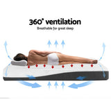 NNEDSZ  Bedding Single Size Memory Foam Mattress Cool Gel without Spring