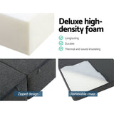 NNEDSZ Bedding Folding Mattress Foldable Portable Bed Floor Mat Camping Pad