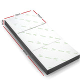 NNEDSZ Bedding Folding Foam Portable Mattress Bamboo Fabric