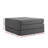 NNEDSZ Bedding Folding Foam Portable Mattress