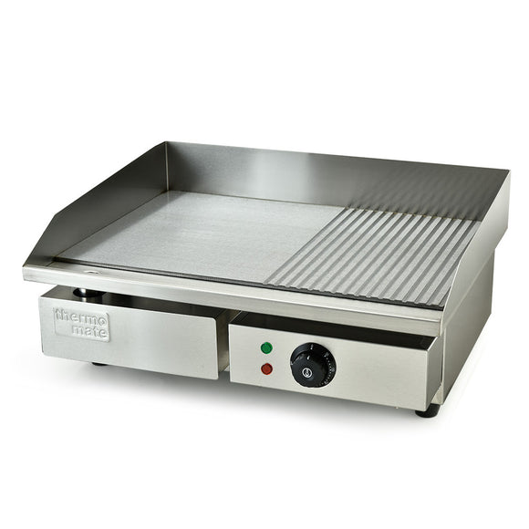 NNEMB Commercial Electric Griddle Large 55x45cm 10A Countertop