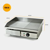 NNEMB Commercial Electric Griddle Large 55x45cm 10A Countertop